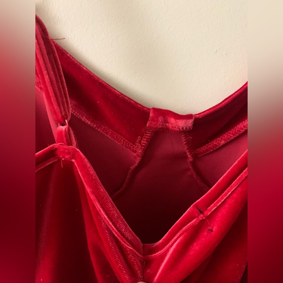 Velvet Corset Mini Wrap Dress - Picture 10 of 16